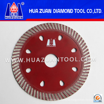 New Dry Cut Grade a Sintered Diamond Blade 105mm Turbo Wave Blade